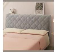 Generique Housse de Tête de Lit pour Lit Simple/Double, Housse de Tête de Lit Extensible, Anti-poussière pour Chambre à Coucher Décoration de Tête de Lit(Light Gray,180cm(71inch))