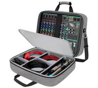 Générique Housse De Transport pour Table De Mixage - Étui Compact pour Table De Mixage DJ À Rangement Réglable,Protection Antrayures pour Studio Et Tournées Concerts Déplacements Longue Durée
