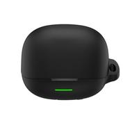 Générique Housse de Transport Quotidienne Compatible avec, Black | Protection du boîtier de chargement en silicone, fenêtre visible, cintre à boucle