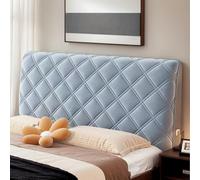 Générique Housse Élastique De Tête De Lit pour Lit Simple/Double/King Size, Housse Anti-Poussière Protectrice Confortable pour Dossier, Housse pour Tête De Lit De Chambre,C,130cm