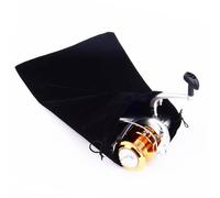 Générique Housse Moulinet Pêche - Sacoche Type Flanelle Douce Plus Antirayure S/M/L pour Spinniñg et Baitcasting Protection Matériel de Voyage Accessoire Pro Gear System Accessory Kit