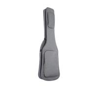 Générique Housse pour Basse avec Double Bandoulière Réglable, Rembourrage épais, Antichoc, Portable et Dotée de Deux Poches, Gris