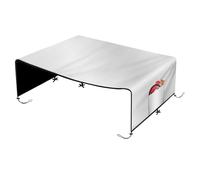 Générique Housse pour Chenil - 210D Oxford Abri d'Intimité Pare-Soleil - Couverture Imperméable Grande pour Caisse,pour Terrasse Pique-Nique Extérieur Camping Jardin Plage Parc Rassemblement Familial