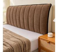 Generique Housse Rembourrée pour Housse De Protection Tête De Lit Doux Et Chaud Couvre-Tête De Lit Lavable Anti-Poussière pour Chambre À Coucher Appartement