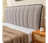 Generique Housse Rembourrée pour Housse De Protection Tête De Lit Doux Et Chaud Couvre-Tête De Lit Lavable Anti-Poussière pour Chambre À Coucher Appartement