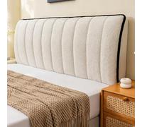 Generique Housse Rembourrée pour Housse De Protection Tête De Lit Doux Et Chaud Couvre-Tête De Lit Lavable Anti-Poussière pour Chambre À Coucher Appartement