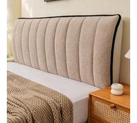 Generique Housse Rembourrée pour Housse De Protection Tête De Lit Doux Et Chaud Couvre-Tête De Lit Lavable Anti-Poussière pour Chambre À Coucher Appartement