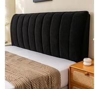 Generique Housse Rembourrée pour Housse De Protection Tête De Lit Doux Et Chaud Couvre-Tête De Lit Lavable Anti-Poussière pour Chambre À Coucher Appartement