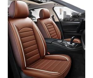 Générique Housse Siege Voiture pour Audi Q5 Sportback 2025, Couvre Siege en Cuir Set Complet, Compatible avec Airbags, Conception Complète Surround, Conception de Siège Arrière Extensible