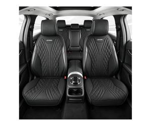 Générique Housse Siege Voiture pour M ercedes Ponton W180 | Ensemble de Housses de Siège Avant et Arrière, Cuir, Facile à Nettoyer, Installation Facile, Compatible avec Airbags Latéraux