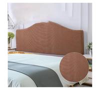 Générique Housse Tete De Lit Anti-poussière, Lavable, Extensible, for La Décoration du Lit, Facile À Installer, for Les Propriétaires Et Les Locataires(Dark Brown,120cm*70cm)