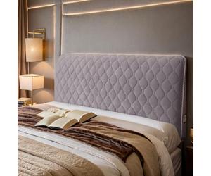Générique Housse Tête De Lit Velours Extensible pour Lit King Queen Universelle Protection Dossier Couverture Complète pour Chambre Maison Hôtel Moderne,C,180cm