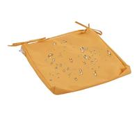 Générique Housses de Coussin de Siège Exterieur Impermeable Housses de Rechange Coussins Salon de Jardin avec Fermeture Éclair pour Canapé, Terrasse,Chair(Jaune,48x48x10cm)