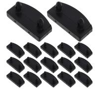 Générique Housses de Fixation pour Lattes de sommier 20pcs Plastique Support de Lattes pour lit Simple Double et King Accessoires literie Montage Facile