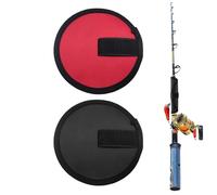 Générique Housses de leurre de pêche pour Canne, enveloppes de leurre de pêche - 2X protecteurs de Crochets en Tissu,Stockage d'appâts, Support de Crochet pour Canne à, Protection de pour Eau Douce