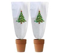 Générique Housses De Protection Contre Le Gel pour | 2 Pièces Protection d'Écorce Non Tissée pour Noël - De Épaissie | pour Clôture Extérieure Jardin Paysage Ferme