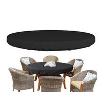 Générique Housses de Table Jardin - Rondes, Portable, Meubles Patio, imperméables Anti UV pour, Oxford Utiliser comme Pliante Banquet | Multipurpose Outdoor Indoor Utility Easy to Install Comfortable