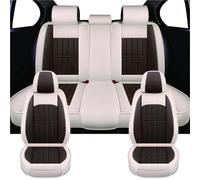 Générique Housses Sièges Fractionnables pour Nissan pour Tiida pour March pour X-Trail T32 pour Qashqai J11 Housses De Siège Voiture Universelles(Café)