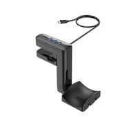 Générique Hub Stand - Desk Hook | Headphone Stand, Detachable Headset Hook With 360° Rotation, USB Hub & Cable Organizer PC Desk Accessory For Headphones, Bags & Controllers