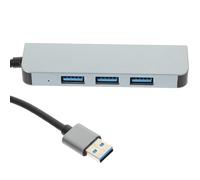 Générique Hub USB 4 Ports USB 30 Aluminium Mat pour Ordinateur Portable pour Clavier Souris Webcam