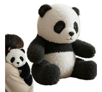 Générique Huggable Panda Toy, Plush Animal Doll, Soft Comfort Fabric, Cuddly Support Design, Sturdy Finish, Ideal for Emotional Bonding and Decorative Display in Any Cozy Space, 7.09x7.09x9.84 inches