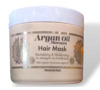 Générique Huile d'Argan du Maroc Biologique - Haute qualité, Masque Capillaire 500ml, Revitalisant et Hydratant, Tout chevaux ACT