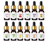 Générique Huile Essentielle Hydrosoluble Soulage Fatigue et Stress 10ml pour Diffuseur Aromathérapie à Domicile Compatible Humidificateur Plastique