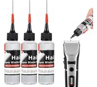 Générique Huile Pour Tondeuse À Cheveux | 3 Pièces Huile Lubrifiante | Huile Lubrifiante Pour Tête De Rasoirs | Lubrifiants À L'huile De Tondeuse À Cheveu | Huile De Tondeuse À Barbe Inodore