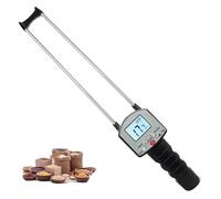 Générique Humidimètre de Foin Portable Grand écran rétroéclairé - ± 0,5% Haute précision, Plage de 0 à 80%, Test Rapide for Les Haricots, Le Riz, Le blé, Le maïs, Le soja