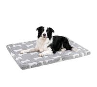 Générique Hundematte Schlafmatte Rutschfest - Schnelltrocknendes Hundekissen | Hundebett Matte - 3D Knochenmuster Liegekissen für Welpe Katze Innen Außen Reise Zuhause Zubehör