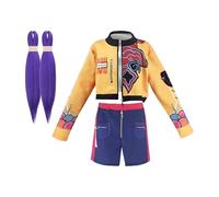 Générique Hunters Cosplay Anime Costume - Costumes Character Fancy Dress Up Adult Uniform Outfits Full Set, Halloween Party Carnival Outfit For Girls Pop Singers Include Jacket T-shirt And Shorts