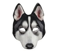 Générique Husky Masque - 26x20cm Realistic Dog Face Masĸ | Dog Masque | Lightweight Cosplay Accessory For Halloween, Christmas, Easter, Masquerade Party, Fancy Dress Costume