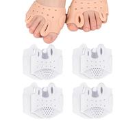 Générique Hygear Silicone Toe Separators for Women，Hygear Toe Separators，2025 New Hygger Toe Separator for Men Dan Women, Thickened Center of Foot-Shock Absorption，Breathable, Soft (4, White)