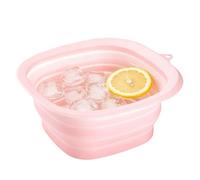 Générique Ice Bowl For Face - 25.6cm Foldable Silicone Ice Facial Bowl | Face Bowls | Skincare Cooling Faces Basin Tool | Portable Spa Icëe Compress Container | Reusable Silicone Design