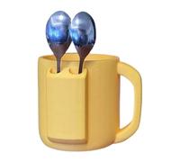 Générique Ice Cream Cups, Smiling Face Container, 5.91x4.72x5.51 Inches 3D Printed Dessert Bowl, Reusable -Spoon Set, Durable Food-Grade Material, Ideal for Picnic Treats, Home Parties, Summer Travel