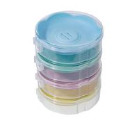 Générique Ice Cream Holder - Petal-Shaped Guard, Less Storage Box with Drip Collection, Flexible Food-Grade Silicone, Ergonomic Easy-Grip Handle, for Young Child Sofa Movie Night