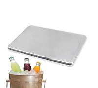 Générique Ice Packs For Lunch Boxes - Packs De Glace Réutilisables En Acier Inoxydable Pour Boîtes À Lunch,Accessoires De Camping Et Pique-Nique À Gel Rapide Pour Randonnée Et Pêche