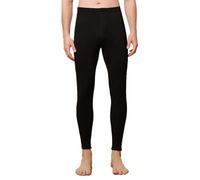 Générique Idée De Cadeau Homme German Fleece Thin Warm Leggings Joggeurs pour Hommes avec Poches (Black, XL)