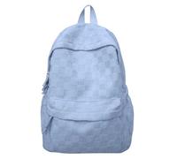 Générique Il S'Agit D'Un Sac À Dos Tendance Et Polyvalent Avec Un Design De Couleur Unie Pour Hommes Et Femmes Avec Une Apparence Élevée Et Une Grande Capacité (Blue One Size)
