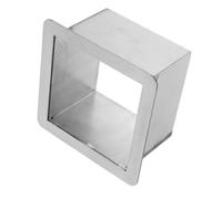 Générique Œillet Carré Amovible en Acier Inoxydable 304 pour Goulotte à Déchets Intégrée au Comptoir, Passe-Câble la Cuisine pour Restaurant et Bureau, Installation Encastrée Polyvalente