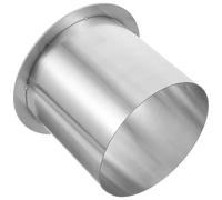 Générique Œillet Rond Intégré en Acier Inoxydable Argenté Facile à Nettoyer et Gain de Place, Style Élégant pour Goulotte à Déchets de Comptoir Cuisine