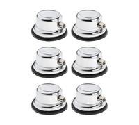 Générique Œillets Métalliques pour Tambour, Jeu de Remplacement pour Percussions à Une Seule Face, Accessoires de Batterie Légers, Oreilles de Tambour, 6 Ensembles