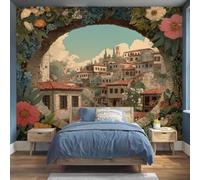 Générique Illusion d'optique Papier Peint Panoramique 0 Papier Peint Architecture Antique Intissé Salon Chambre Mural Décoration 150 x 105 cm