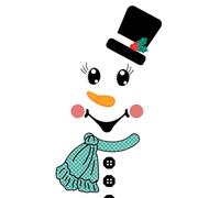 Générique Imanes Para,Pegatinas Navideñas De Muñeco De Nieve Para Frigorífico | Decoración Removible Para Metal Madera Armarios Puertas Salón Fotografía Cocina - Fiestas Cumpleaños Celebraciones