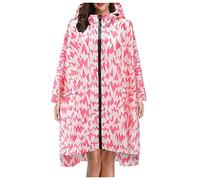 Générique Imperméable Poncho avec Capuche Zip pour Adulte Poncho Pluie Femme et Homme Cape de Pluie Manteau Imperméable avec Capuche Cape Poncho Léger Coupe Vent Anti Pluie Voyage Vestes Anti-Pluie