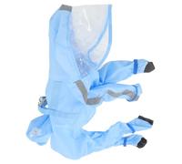 Générique Imperméable pour Chien Race Costume De Chien Manteaux De Chien Vêtements pour Chiots Siège De Chien De Voiture Chien Pyjama Vestes pour Chiens Caca Sky-Blue Taffetas De Polyester