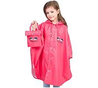 Générique Imperméable Respirant Garçons Filles et coupe-vent pour enfants cape de pluie légère Poncho Mignon d'école long pais léger Velo Randonnée Bivouac Camping