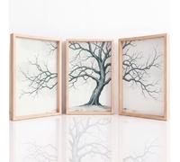Générique Impression sur Toile Tableaux Decoratifs Muraux Déco Minimaliste 40 x 60 cm Decoration Murale Peinture, Arbre Ancien Solennel, Pour Chambre Maison