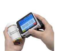 Générique Imprimante Jet d'encre Portable, Machine de Codage Jet d'encre avec Écran 3.2 Pouces + Cartouche 42Ml, pour Numéro de Lot, Date, Logo, Code QR et Code-Barres sur Métal, Bois et Verre