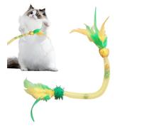 Générique Increases Cat's Playfulness: Our Feather Cat Toys Feature Vibrant Colors and an Inventive Design That Naturally Attracts Your Feline's Attention and Boosts Their Instincts